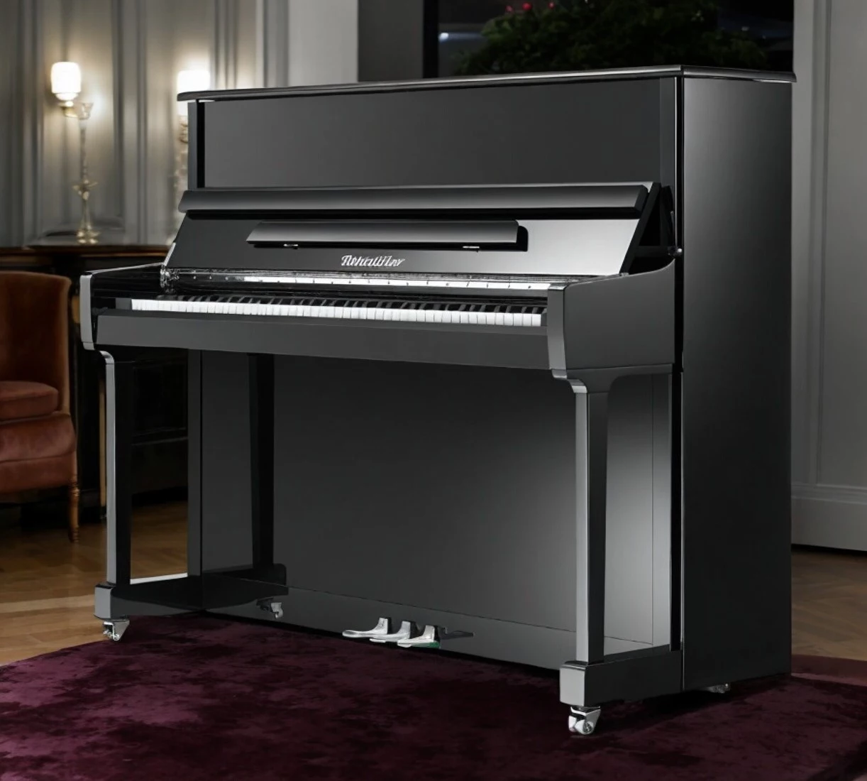 Акустическое пианино Ritmuller RS125 BK