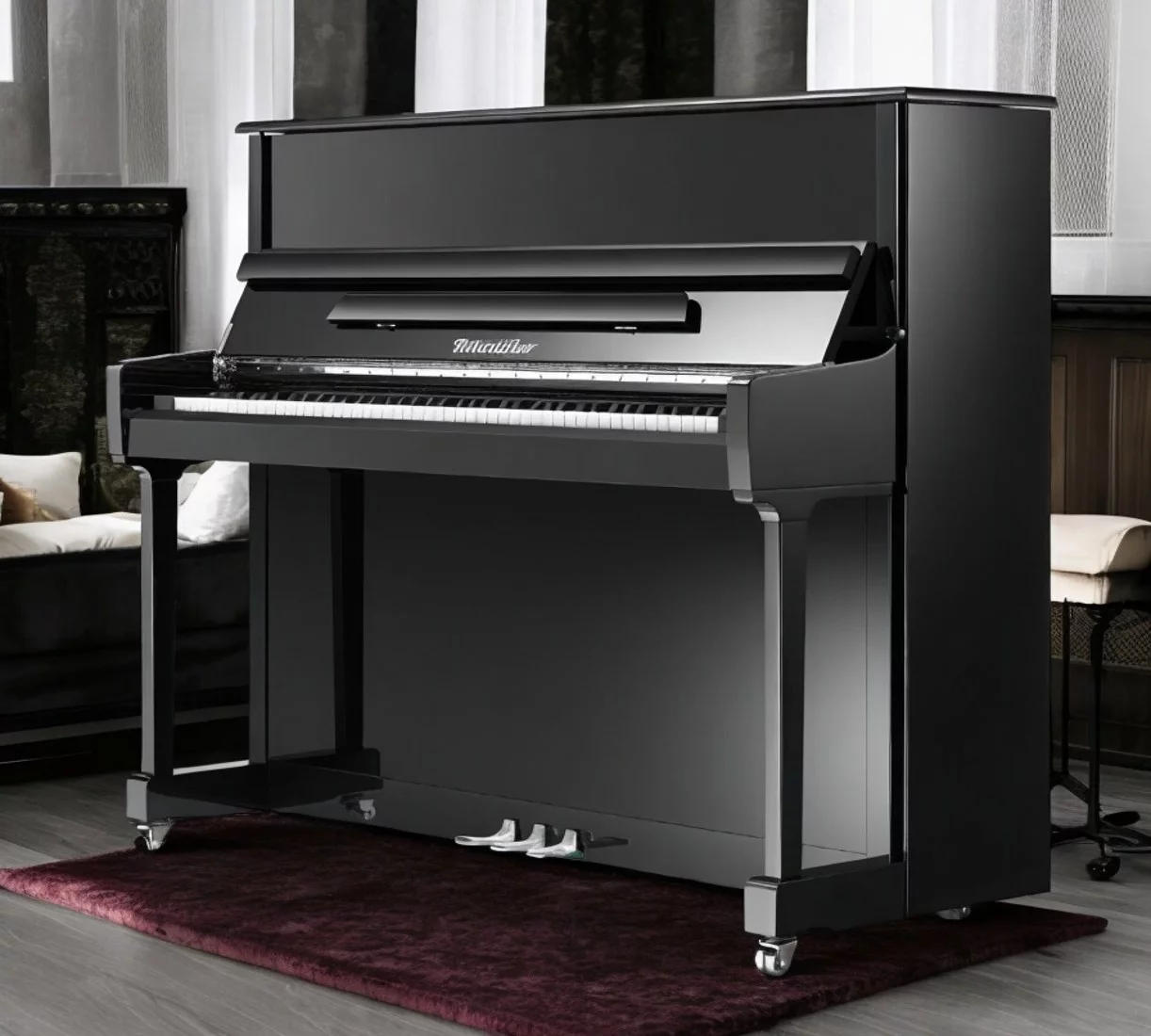 Акустическое пианино Ritmuller RS130 BK
