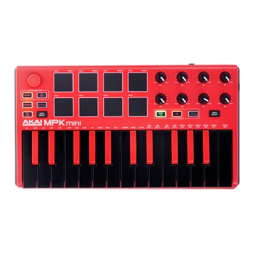 MIDI-клавиатура Akai PRO MPK MINI RED MK2 USB